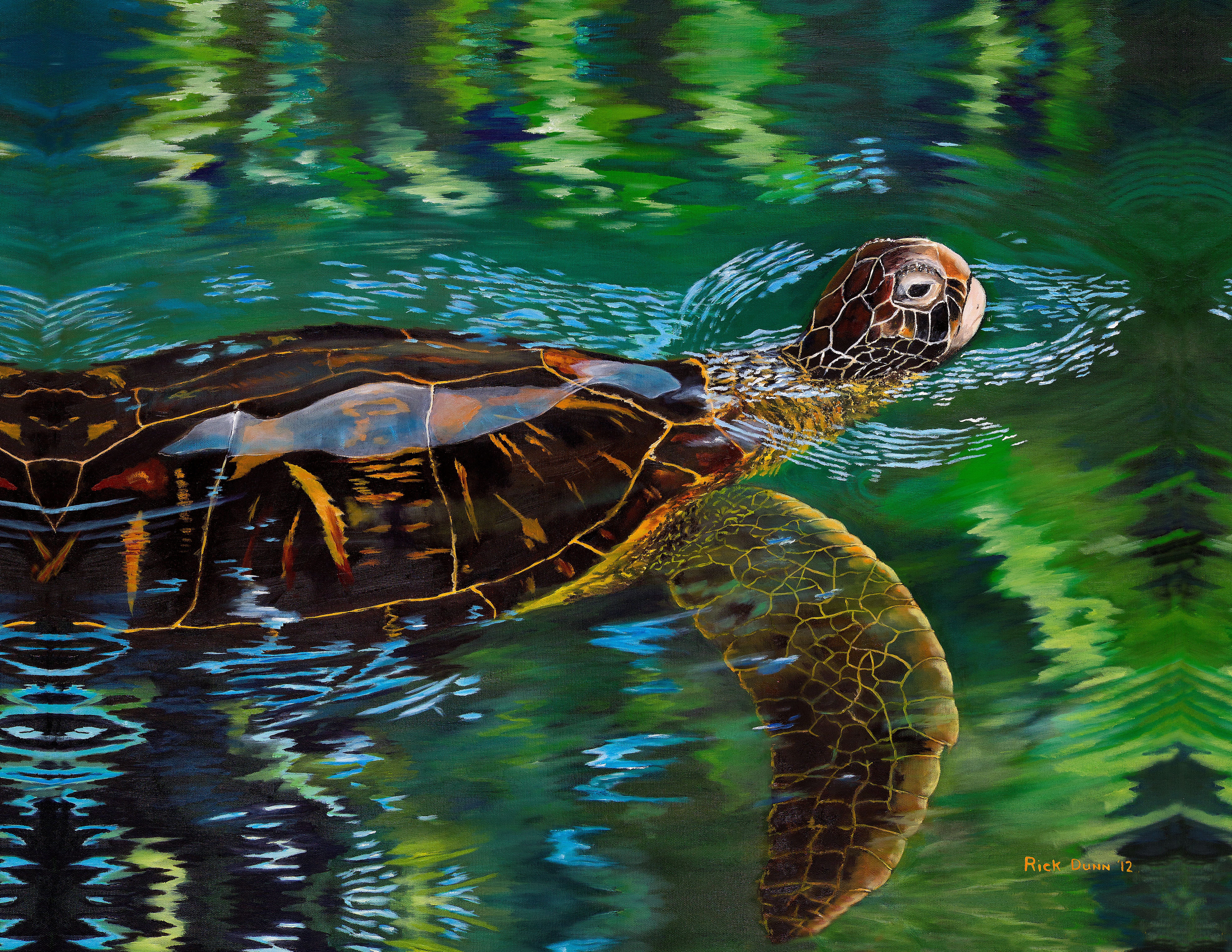 Turtle at Surface